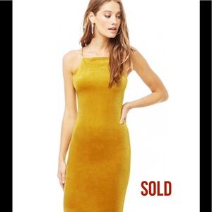 NWT Citron Velvet High Neck Dress